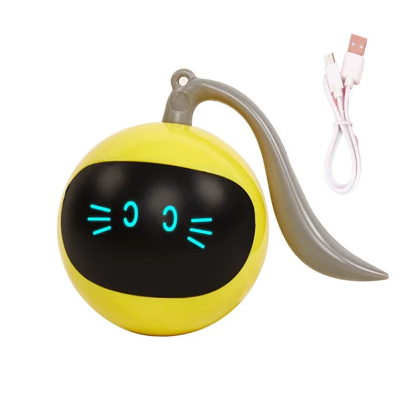 Cat Training Sounds Smart Cat Toys Interactive Ball Toys Dog Squeaks Dog Cat Play Gravity Ball