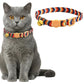 Cute Cat Collar Kitten Safety Breakaway Collar with Bell Adjustable Soft Collars for Small Cats Pet Products Necklace Decor