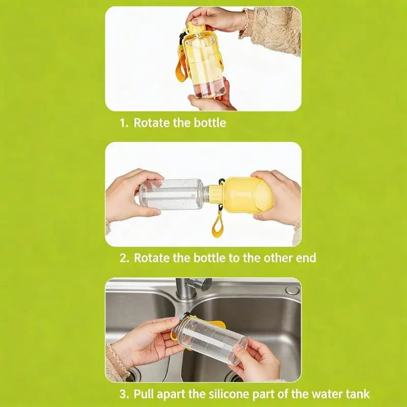 Pet Water Bottle For Dog And Cats Water Container Watering Cup For Breeds Outdoor Travel And Daily Walking B03E