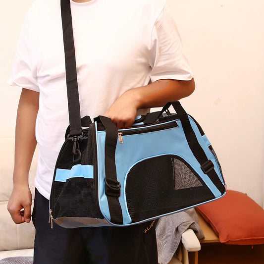 Pet Travel Bag Airline Approved Luggage Bag Pet Travel Carry Bag Suitable for Small Dogs Cats and Puppies Small Animals