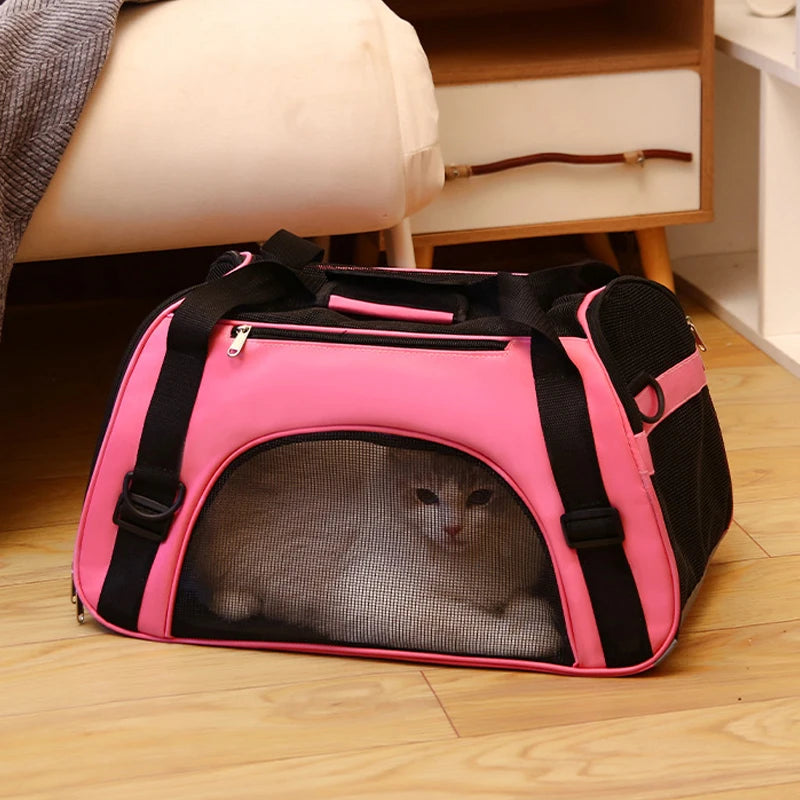 Pet Travel Bag Airline Approved Luggage Bag Pet Travel Carry Bag Suitable for Small Dogs Cats and Puppies Small Animals
