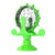 Cat and dog pet toys, feeding devices, windmill turntable food dispensers, cat-entertaining interactive toys