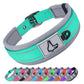 Padded Dog Collars for Small Medium Large Dogs Soft Reflective Wide Pet Collars Adjustable Heavy Duty Nylon Neoprene Dog Collar