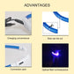B Pet Dog LED Collar - Dog Loss Prevention Collar - Adjustable Collar - Safe USB Charging Collar - Pet Supplies for Use at Night