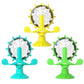 Cat and dog pet toys, feeding devices, windmill turntable food dispensers, cat-entertaining interactive toys